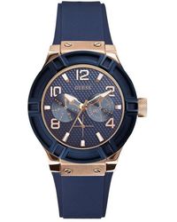Guess - W0571L1 Analog Quarz Damenuhr - Lyst