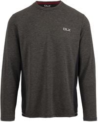 Trespass - Charlie Long-Sleeved T-Shirt (Dark Marl) - Lyst