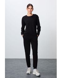TOMMY LIFE - Oversized Cotton- Sweatshirt And Pants Set - Lyst