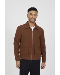 Brave Soul - Patch Pocket Harrington Jacket - Lyst