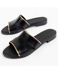 Purapiel - Sandal Hacca Leather - Lyst