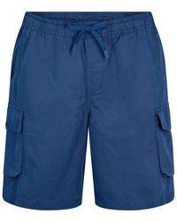 Timberland - Solid Patterned Cargo Casual Shorts - Lyst