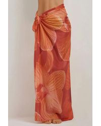 Hiccup - Printed Beach Maxi Cover-Up - Lyst