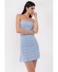Hiccup - Tweed Super Mini Dress - Lyst