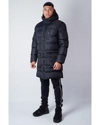 Soulstar - Ag04 Longline Padded Puffer Jacket - Lyst