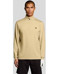 Lyle & Scott - Performance 1/4 Zip Midlayer - Lyst