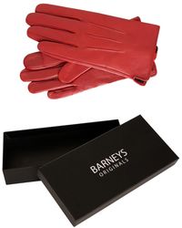 Barneys Originals - Gift Boxed Classic Leather Glove - Lyst