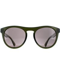Serengeti - Round Shiny Milky Khaki Saturn Polarized Smoke Kingman - Lyst