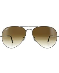 Ray-Ban - Sunglasses Aviator 3025 Gunmetal Gradient 004/51 62Mm - Lyst