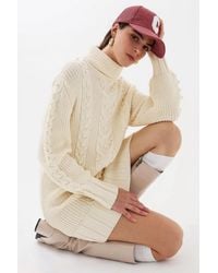 Hiccup - Knitted High-Neck Mini Dress - Lyst