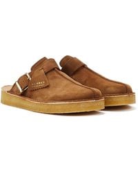 Clarks - Clarks Trek Mule Suede Men's Mules - Lyst