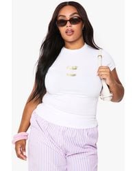Boohoo - Plus Matcha Lovers Club Fitted Tee - Lyst