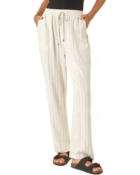 Roman - Full Length Linen Mix Trouser - Lyst