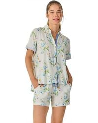 J&j Brothers - Summer Pyjamas Short Sleeve Shirt Jjb17 - Lyst