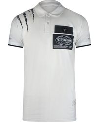 Philipp Plein - Plein Sport Scratched Shoulder Polo Shirt - Lyst