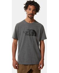 The North Face - T Shirt Ss Easy Tee Htr - Lyst