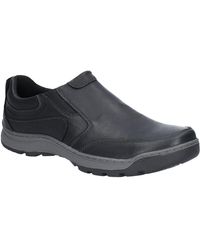 Hush Puppies - Jasper Slip On Leather Shoes - Lyst