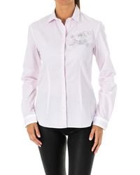 La Martina - Long Sleeve Shirt With Lapel Collar Lwc603 - Lyst