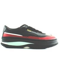 PUMA - Deva Chich Leather Lace Up Trainers 371195 01 - Lyst