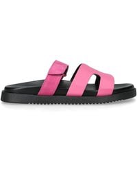 Steve Madden - Suede Missile Sandals - Lyst