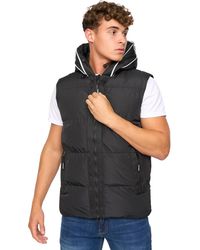 Crosshatch - Sandbox Hooded Gilet - Lyst