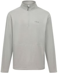 Trespass - Sebastian Dlx Quarter Zip Fleece Top (Greystone) - Lyst