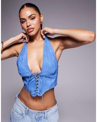 AFRM - Ingrid Co-Ord Lace Up Corset Top - Lyst