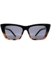 Montana - Cat Eye Shiny Smoke Polarized Mp64 - Lyst