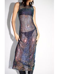 Nasty Gal - Sheer Sequin Embellished Maxi Dress - Lyst