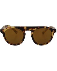 Dolce & Gabbana - Gorgeous Oval Sunglasses With Lenses And Tortoiseshell Frames - Lyst