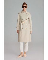 GUSTO - Classic Trench Coat - Lyst