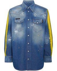 Philipp Plein - Denim Shirt Ls - Lyst