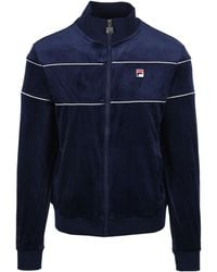 Fila - Vittorio Velour Track Jacket/Gardenia Cotton - Lyst