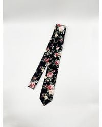 SVNX - Floral Print Tie - Lyst