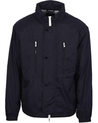 ARMANI EXCHANGE - Woven Jacket Deep Cotton - Lyst