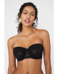 Gorgeous - Dd+ Charlotte Lace Non Padded Strapless Bra - Lyst