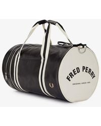 Fred Perry - Recycled Polyester Classic Barrel Bag - Lyst