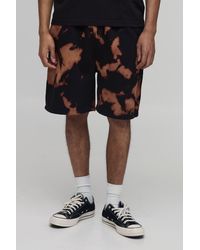 BoohooMAN - Regular Fit Tie Dye Jersey Short - Lyst