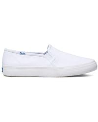 Keds - Double Decker Slip-On Sneakers With Canvas Upper - Lyst