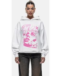 Good For Nothing - Contrast Print Relaxed Hoodie - Lyst