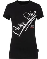 Philipp Plein - T-shirt Ronde Hals Signature - Lyst