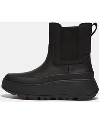Fitflop - Fit Flop F-Mode Water-Resistant Flatform Chelsea Boots - Lyst