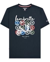 Lambretta - Scooter Brand Big & Tall T-Shirt Cotton - Lyst