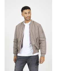 Brave Soul - Bomber Jacket With Sleeve Pocket Detail - Lyst