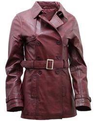 Infinity Leather - Mid Length Trench Coat -Oakham - Lyst