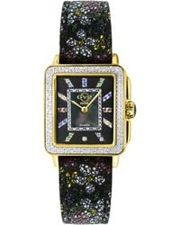 Gv2 - Padova Gemstone 12338F Leather Swiss Quartz Watch - Lyst