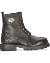 Infinity Leather - Military Boots Combat Biker Motorcycle Punk Western Boot - Lyst