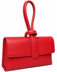Woodland Leathers - Italian Leather Clutch Bag, Convertible Crossbody Shoulder Wristlet Purse - Lyst