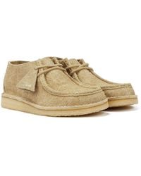 Clarks - Desert Nomad Maple Hairy Suede Boots - Lyst