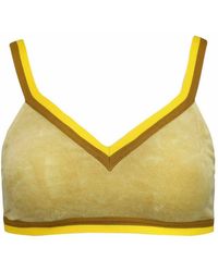 PUMA - X Rihanna Fenty Sleeveless V-Neck Velour Crop Top 575736 03 - Lyst